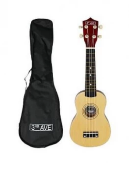 3Rd Avenue Soprano Ukulele - Natural