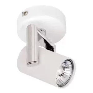 image of Italux Lighting - Italux Bland - Modern Spotlights White 1 Light with White Matt Shade led, GU10