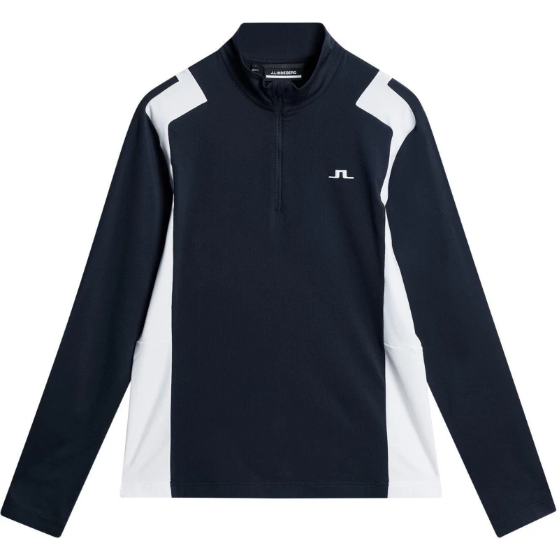 Image of J Lindeberg Lukas Quarter-Zip Mens - Blue Blue 2XL
