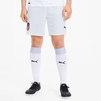 Image of PUMA Italia Mens Home & Away Replica Shorts, White/Peacoat, size Large, Clothing