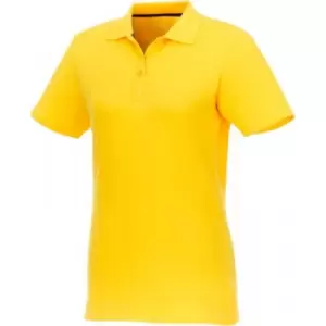 Elevate Womens/Ladies Helios Short Sleeve Polo Shirt (M) (Yellow)