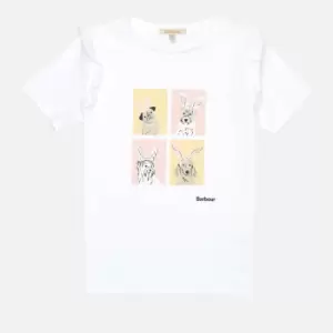 Image of Barbour Girls Sophie Cotton-Blend Jersey T-Shirt - L (10-11 Years)