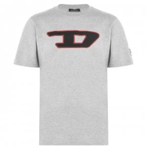 Image of Diesel D Patch T Shirt - Grey 912