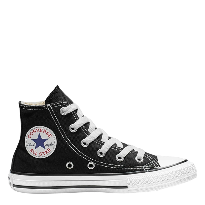 Image of Converse Kids Star High Top Black Canvas Trainers, 8 Infant, 8infant