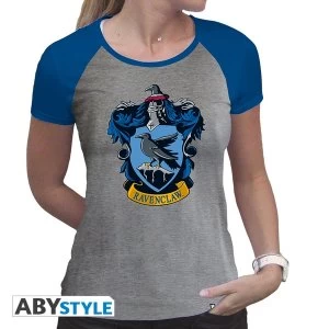 Image of Harry Potter - Ravenclaw Women'S Large T-Shirt - Grey/Blue