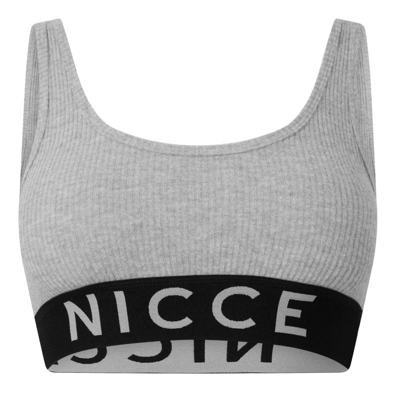Image of Nicce Lull Bralette Womens - Grey Grey 8