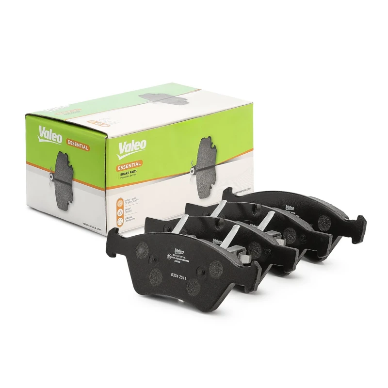 Image of VALEO 301107 Brake pad set with acoustic wear warning, FIRST, without anti-squeak plate Brake Pad Set,disc brake (402)