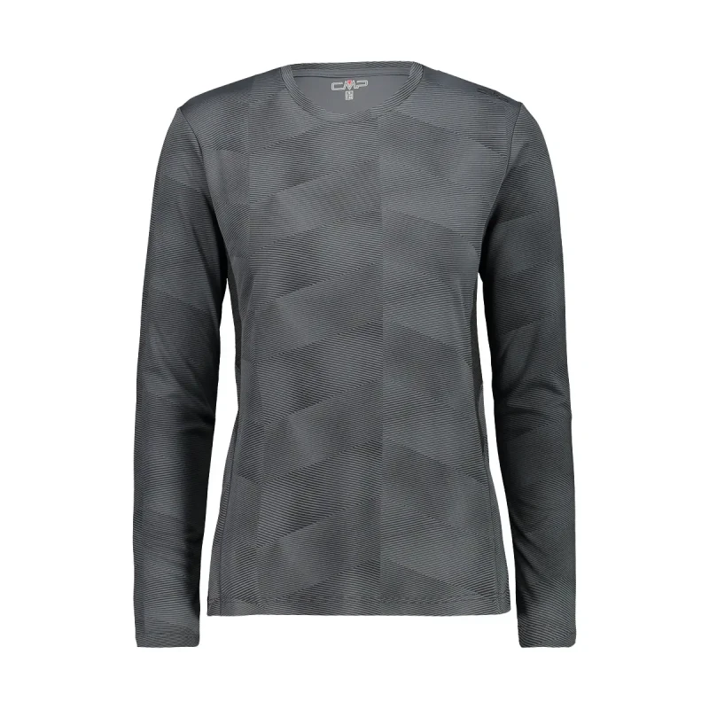 Image of CMP Womens long sleeve T-Shirt CMP Gris Female XL