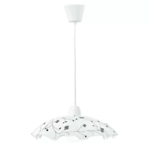 Image of Fan Europe ROOT Dome Pendant Ceiling Light White 42x30cm