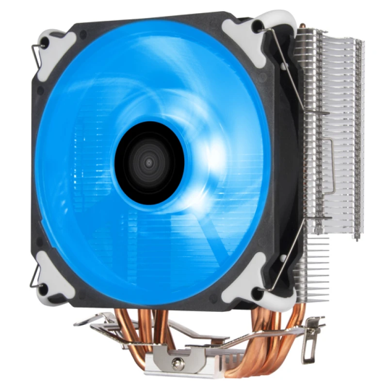 Image of Silverstone AR12 RGB Processor Cooler 12cm Black. Stainless steel. Wh