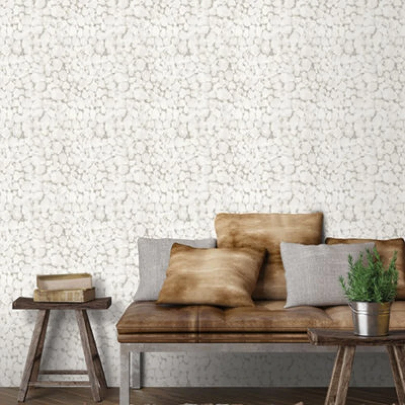 Image of Galerie Evergreen Grey Mica Reflections Smooth Wallpaper