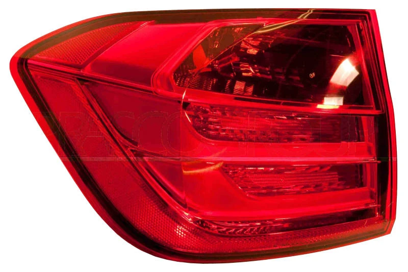 Image of PRASCO BM0284154 Rear light TYC Outer section, without bulb holder, Left Combination Rearlight (391)