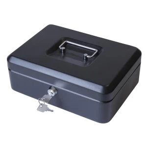 image of Cash Box with Simple Latch and 2 Keys plus Removable Coin Tray