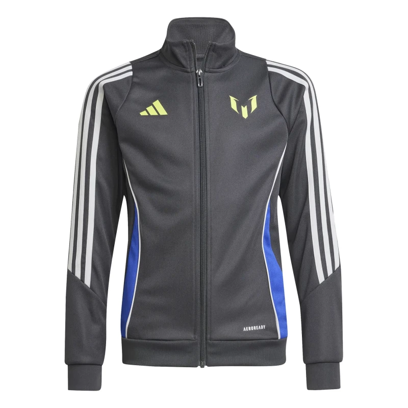 Image of Adidas Children's training jacket adidas Messi Gris Unisex 5/6 ans