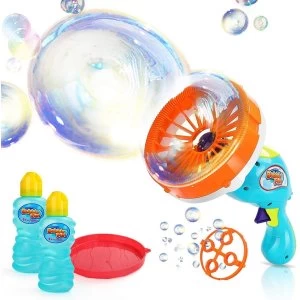 image of Bubble Fun - Battery Operated Bubble 2 In 1 Fan Blaster