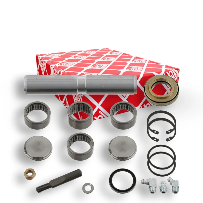 Image of FEBI BILSTEIN 09690 Repair Kit, stub axle pin Front Axle Right Repair Kit,stub axle pin (652)