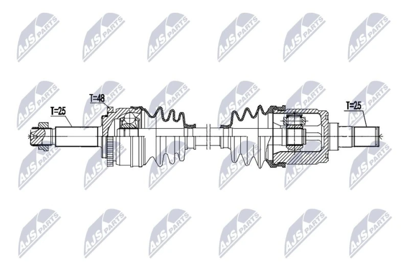 Image of NTY Drive shaft NTY NPW-KA-421