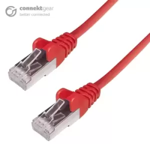 Image of CONNEkT Gear 0.5m RJ45 CAT6A SSTP Stranded Flush Moulded LS0H...