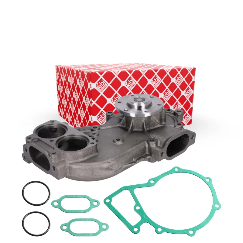 Image of FEBI BILSTEIN 22455 Water pump Grey Cast Iron, with gaskets/seals Grey Cast Iron Water Pump (1260)