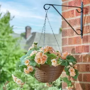 Image of Faux Decor Faux Decor Regal Basket - Begonia Blooms