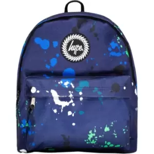 Hype Paint Splatter Backpack (One Size) (Blue/Green/White) - Blue/Green/White