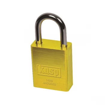 Image of Kasp K14040GOLD Solid Aluminium Padlock 40mm - Gold
