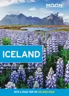 Image of moon iceland with a road trip on the ring road