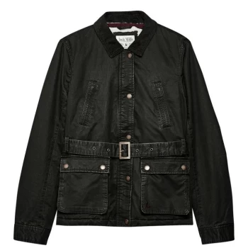 Image of Jack Wills Rossmore Sherpa Lined Wax Jacket - Green