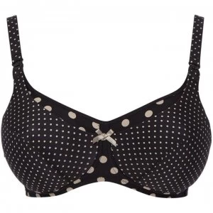 Image of Anita Polka dot nursing bra - Black