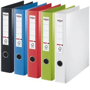 Image of Rexel A4 Ring Binder; White; 40mm 4D-Ring Diameter; Choices - Outer