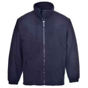 image of Portwest Mens BuildTex Laminated Fleece Navy L