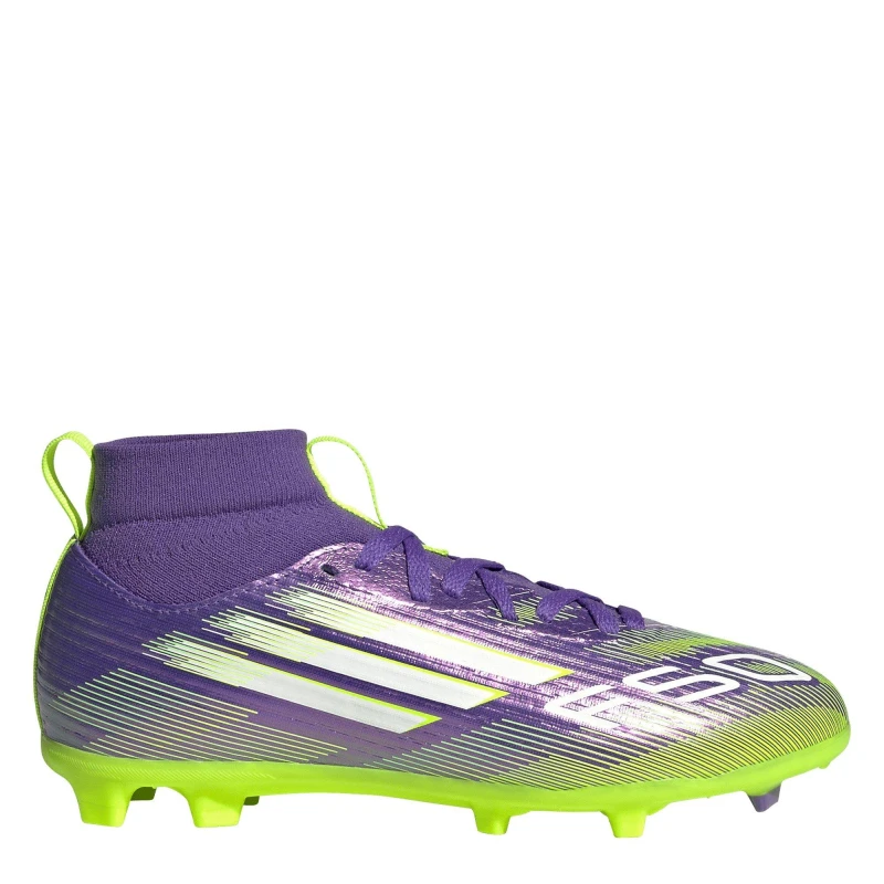 Image of adidas F50 League Childrens Multi-Ground Football Boots Firm Ground Football Boots C10 (28) Purple 08010424100