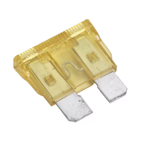 image of Genuine SEALEY SBF2050 Automotive Standard Blade Fuse 20A Pack of 50