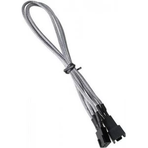 Image of BitFenix Alchemy 3pin Fan extension 60cm - Grey/Silver