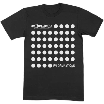 Image of Carter USM - 101 Damnations Unisex Large T-Shirt - Black