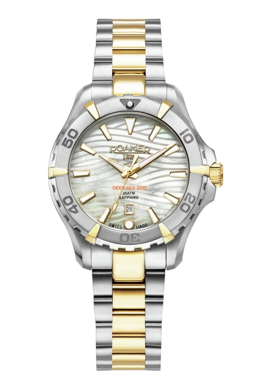 Image of Roamer Roamer Deep Sea Ladies Duotone Bracelet Watch