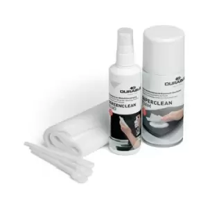 Image of Durable PC Cleaning Kit Contains Cleaning Foam/Fluid/Spray Wipes Keyboard Cleaner 583400