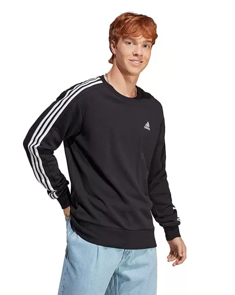 Image of Adidas adidas Fleece Sweatshirt Black Male S34/37 HB72417