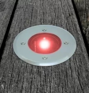 Image of Solalite LED Solar Deck Light Colour Changing (4 Pack)
