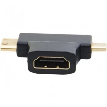 image of Mini HDMI M To HDMI F Adapter