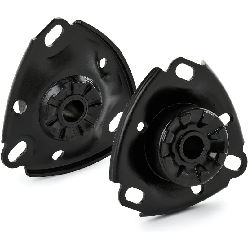 Image of RIDEX 1180S1018 Top strut mount Front axle both sides, without ball bearing Elastomer Suspension Strut Support Bearing (1180)