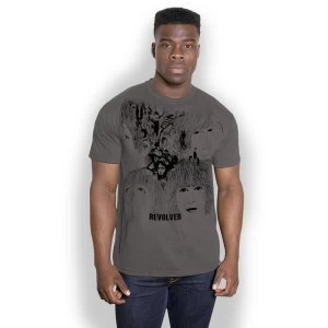 Image of The Beatles - Revolver Unisex Small T-Shirt - Grey