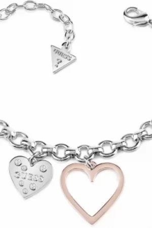 image of Guess Jewellery Heart In Heart Bracelet JEWEL UBB84037-L