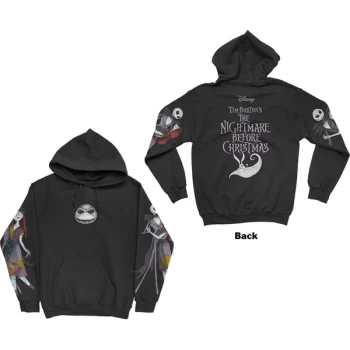Image of Disney - The Nightmare Before Christmas Jack & Sally Dancing Unisex Large Hoodie - Black