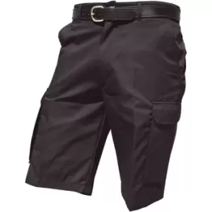 image of Warrior Mens Cargo Work Shorts (32) (Black) - Black