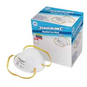 Image of Silverline Moulded Face Mask FFP1 NR Display Box 20pk FFP1 NR 868826