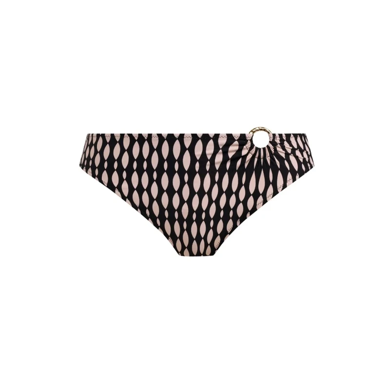 Image of Fantasie Womens Shell Bay Bikini Brief in Black Size: 8 Black Female 8