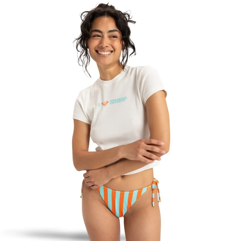 Image of Roxy Womens T-Shirt Roxy Beach Love Blanc Female L