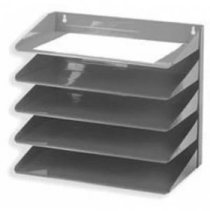 image of Avery Letter Rack 5tier Grey 605