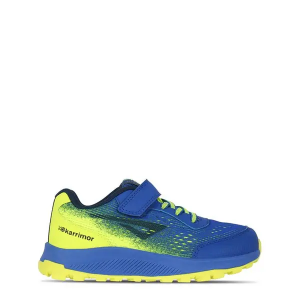 image of Karrimor Tempo Trail Running Child Boys Trainers - Blue C10